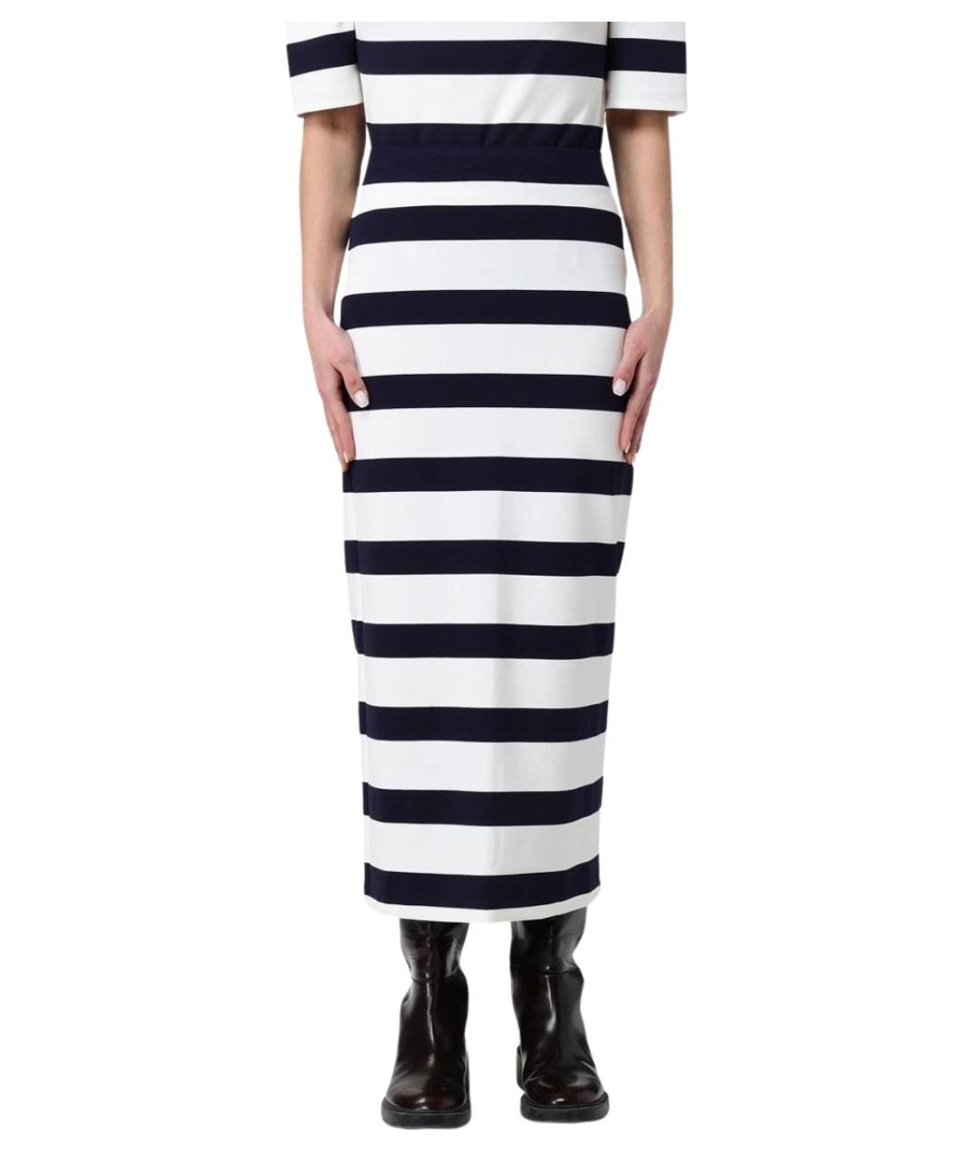 MAX MARA Мульти вискозная юбка миди, фото 1