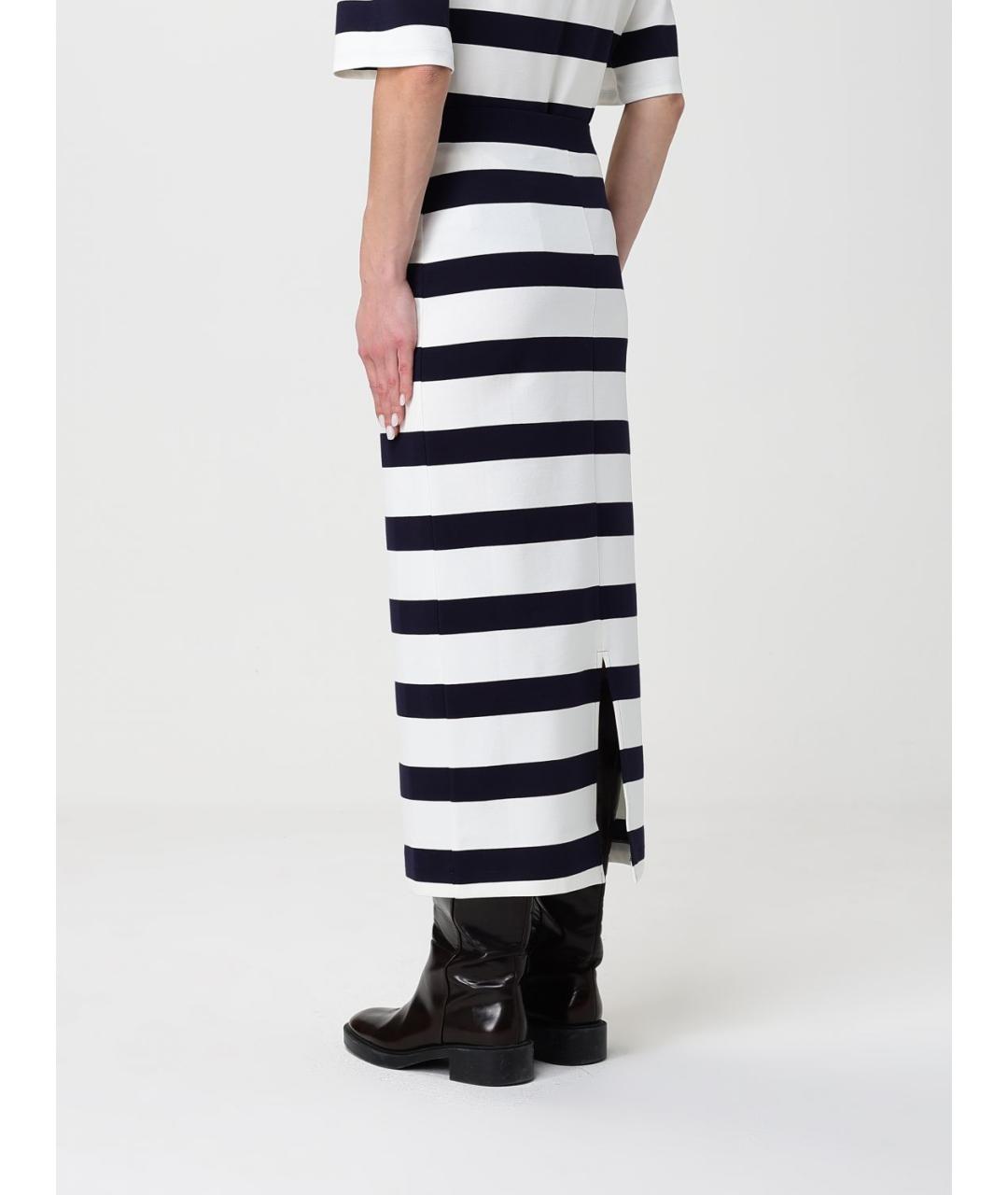 MAX MARA Мульти вискозная юбка миди, фото 3