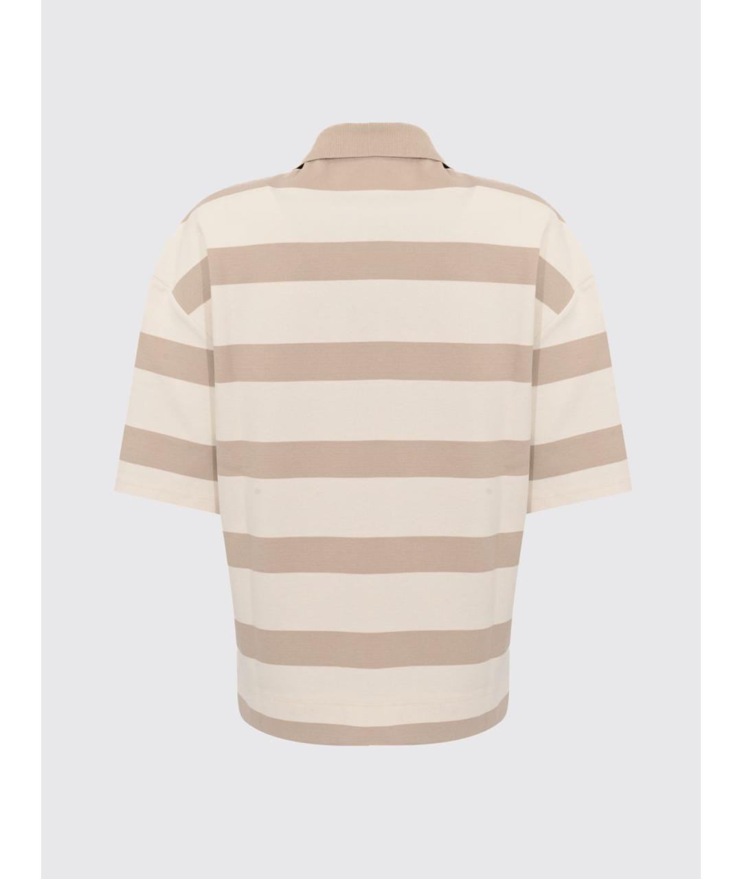 MAX MARA Бежевая вискозная футболка, фото 3