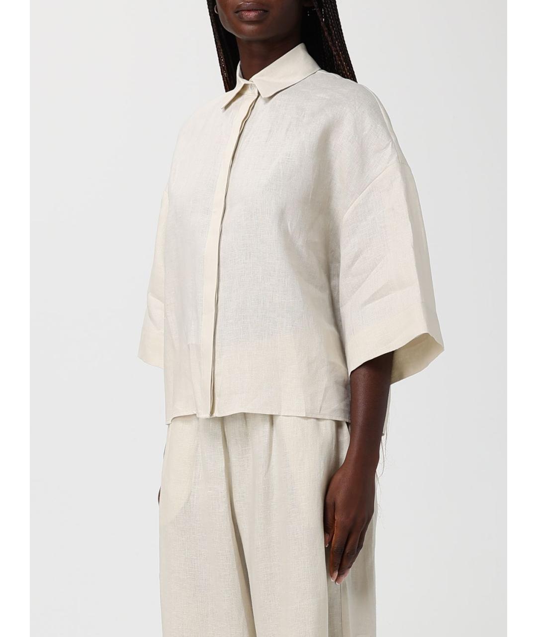 MAX MARA Бежевая рубашка, фото 4