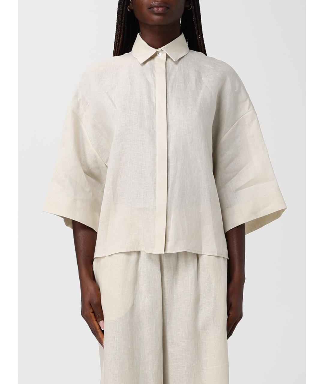 MAX MARA Бежевая рубашка, фото 6