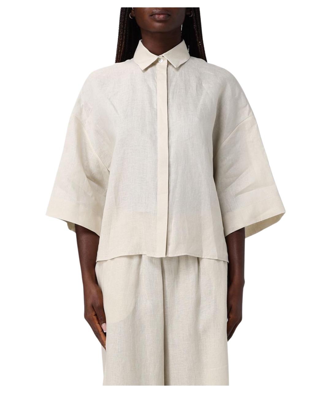 MAX MARA Бежевая рубашка, фото 1