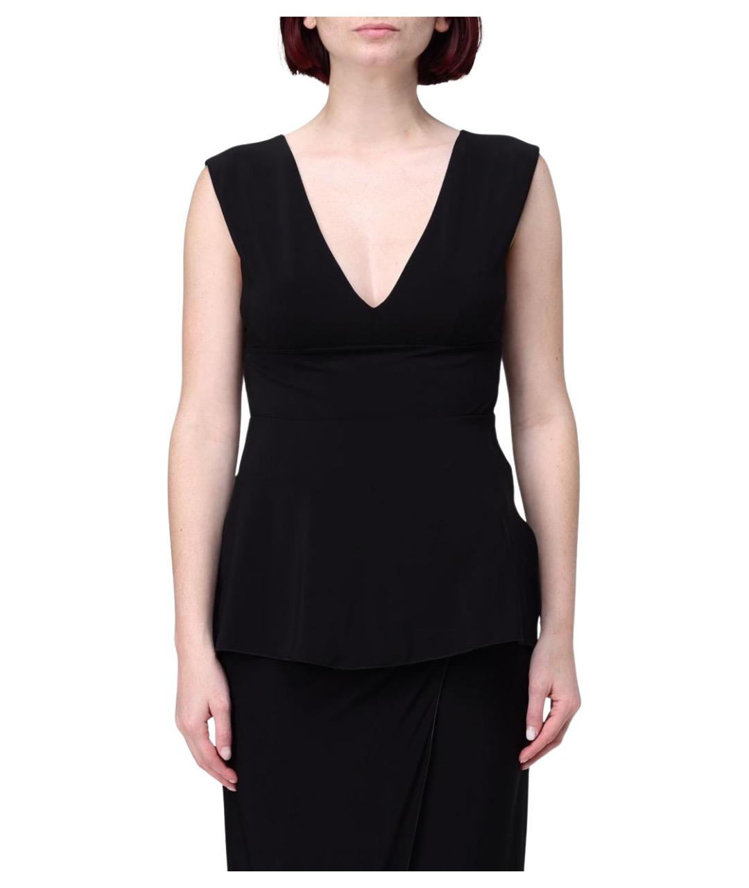MAX MARA Черная майка, фото 1