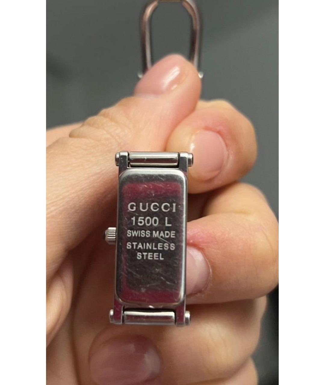 GUCCI Серебряные часы, фото 7