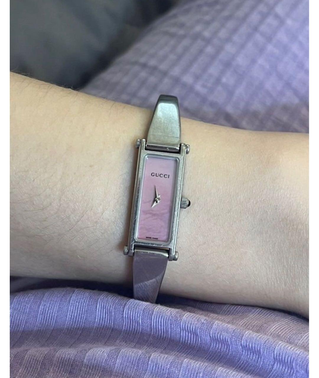 GUCCI Серебряные часы, фото 5