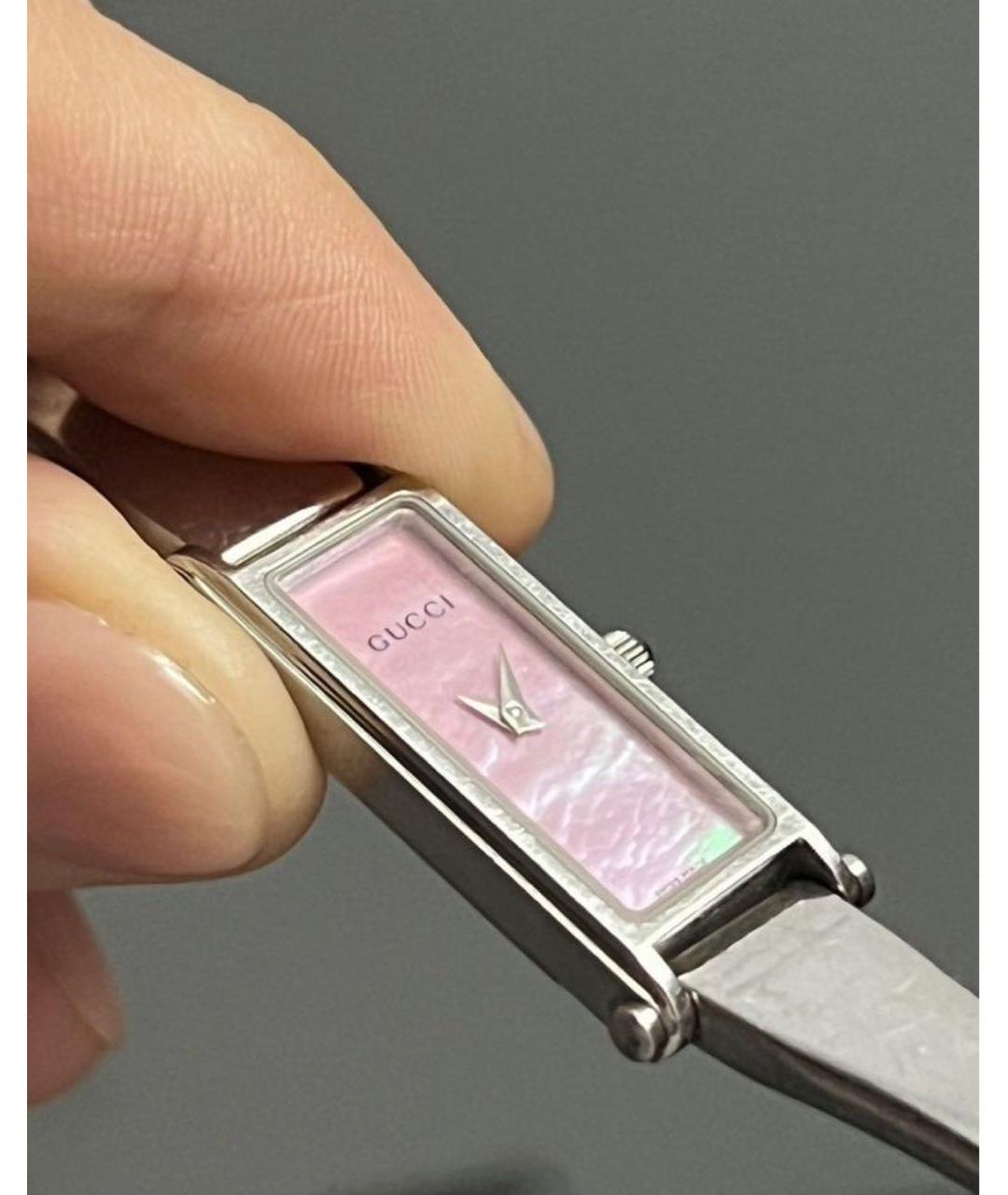 GUCCI Серебряные часы, фото 5