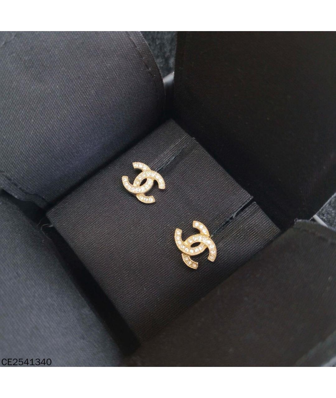 CHANEL Золотые серьги, фото 5
