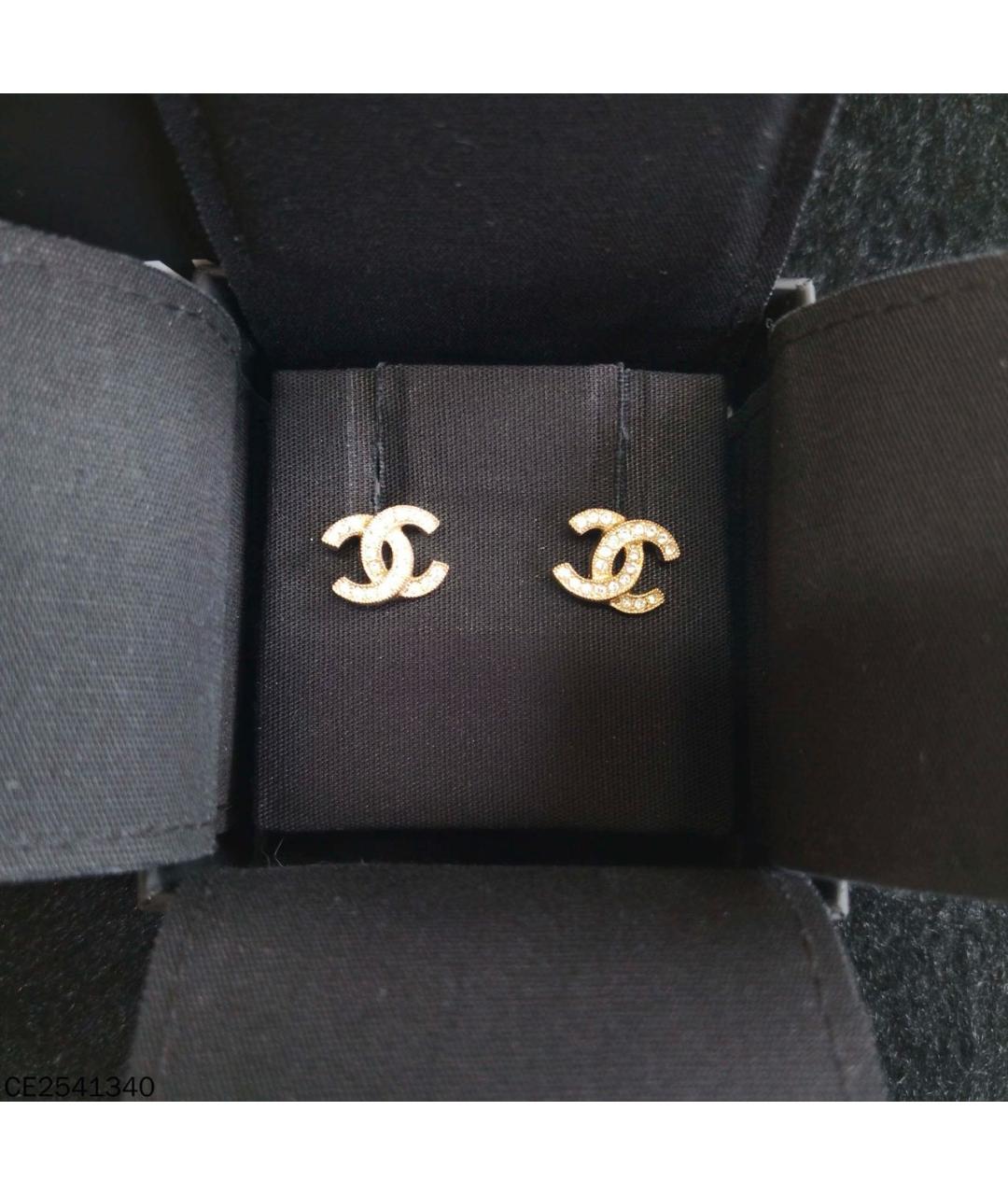 CHANEL Золотые серьги, фото 6