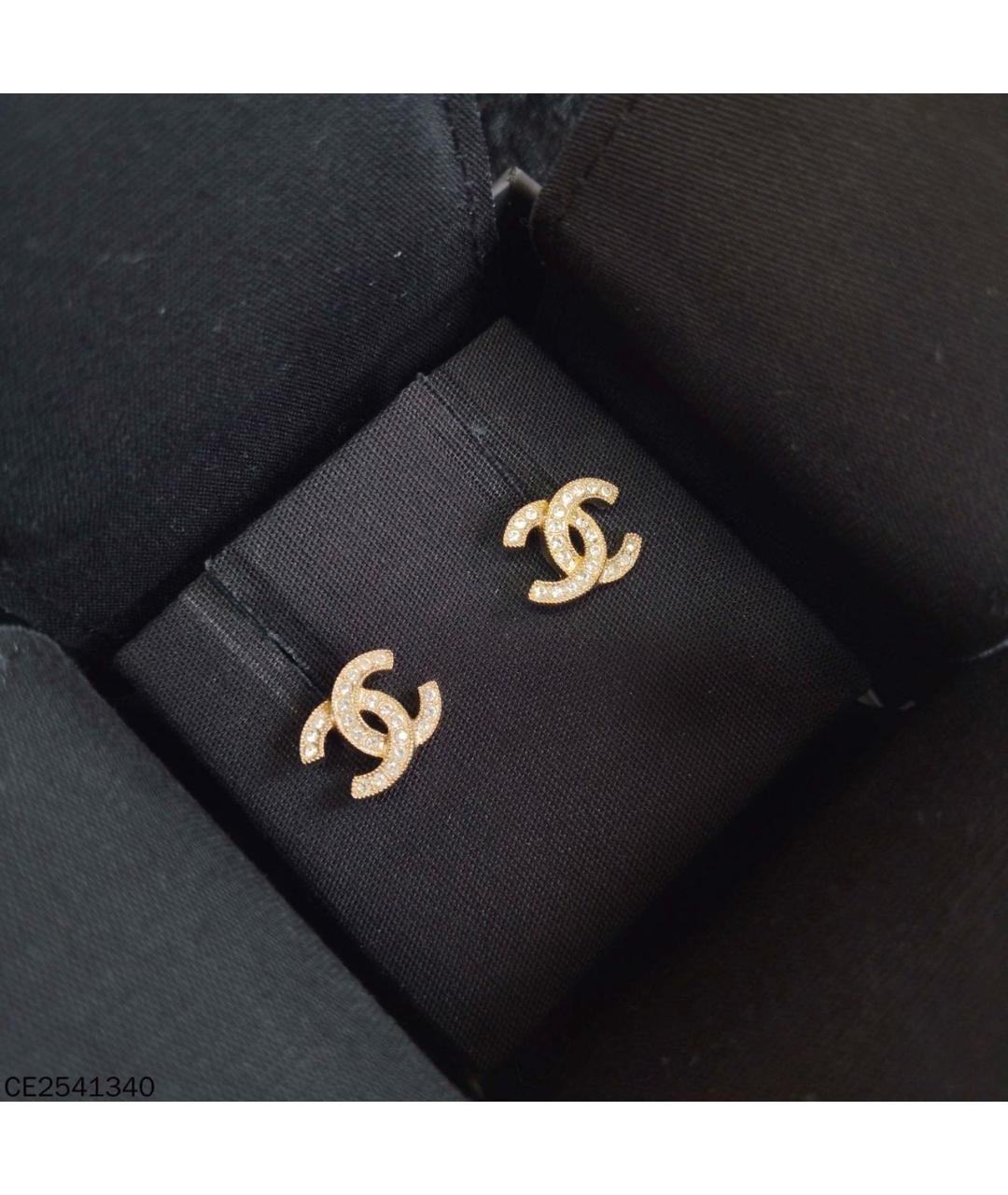 CHANEL Золотые серьги, фото 2