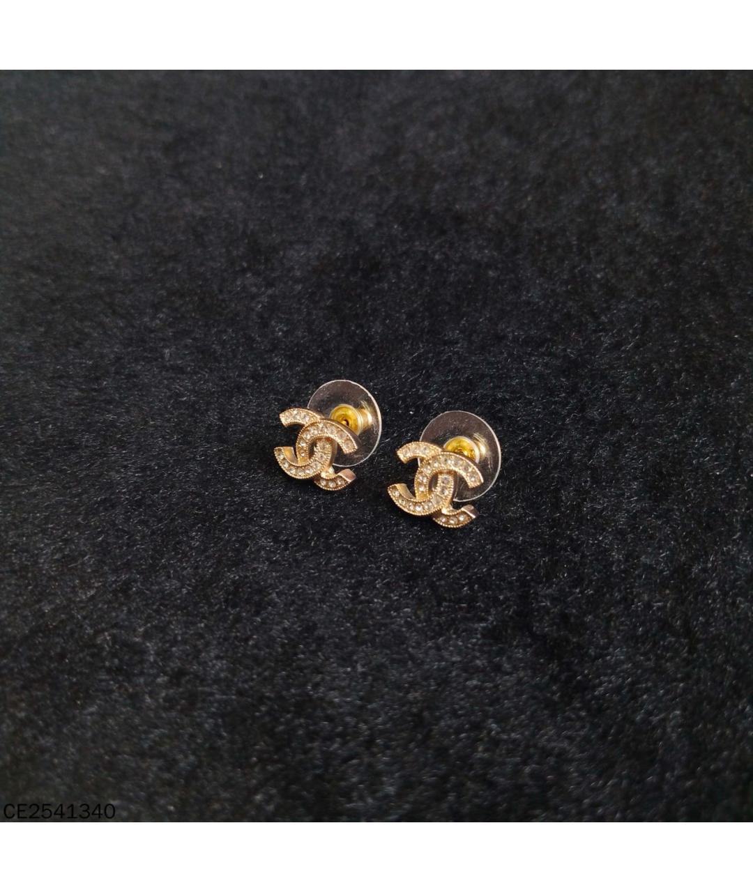 CHANEL Золотые серьги, фото 3