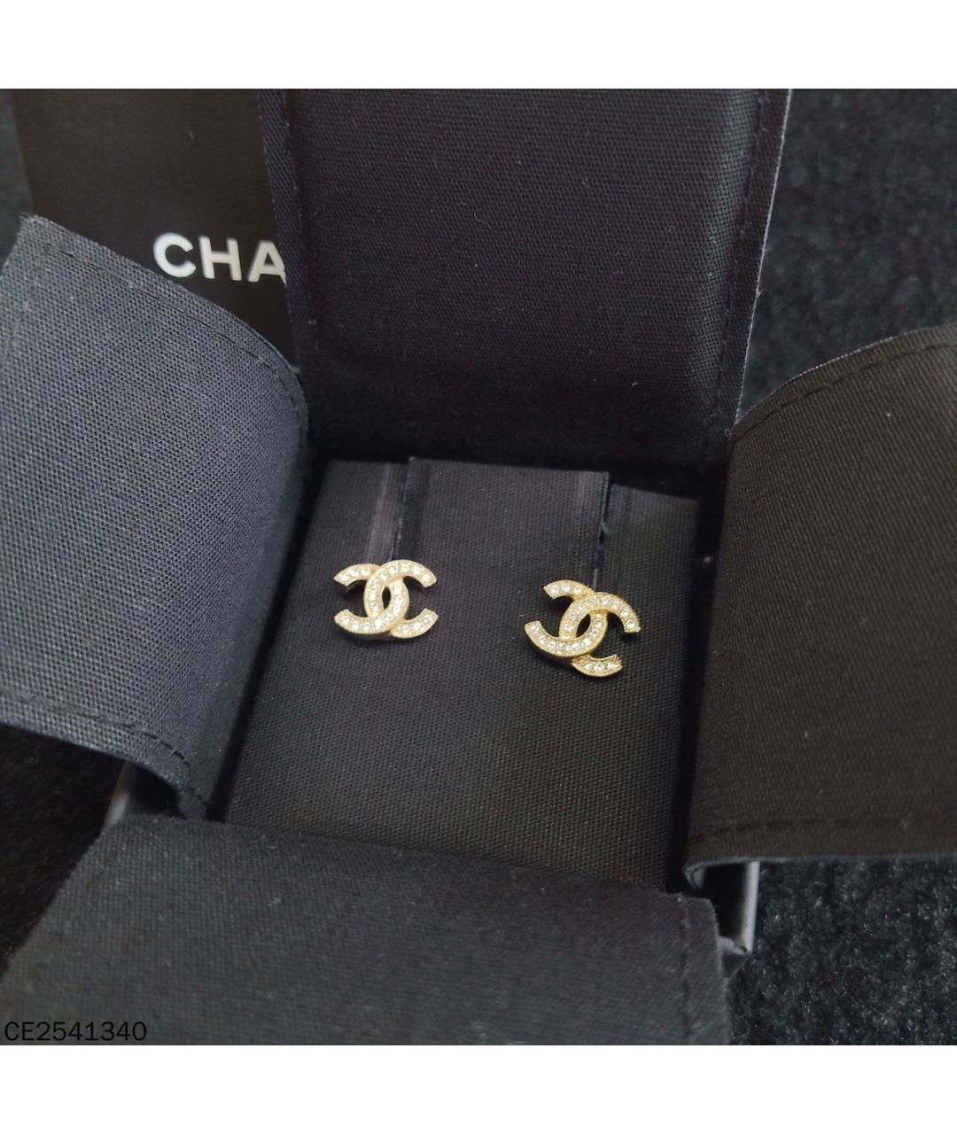 CHANEL Золотые серьги, фото 4