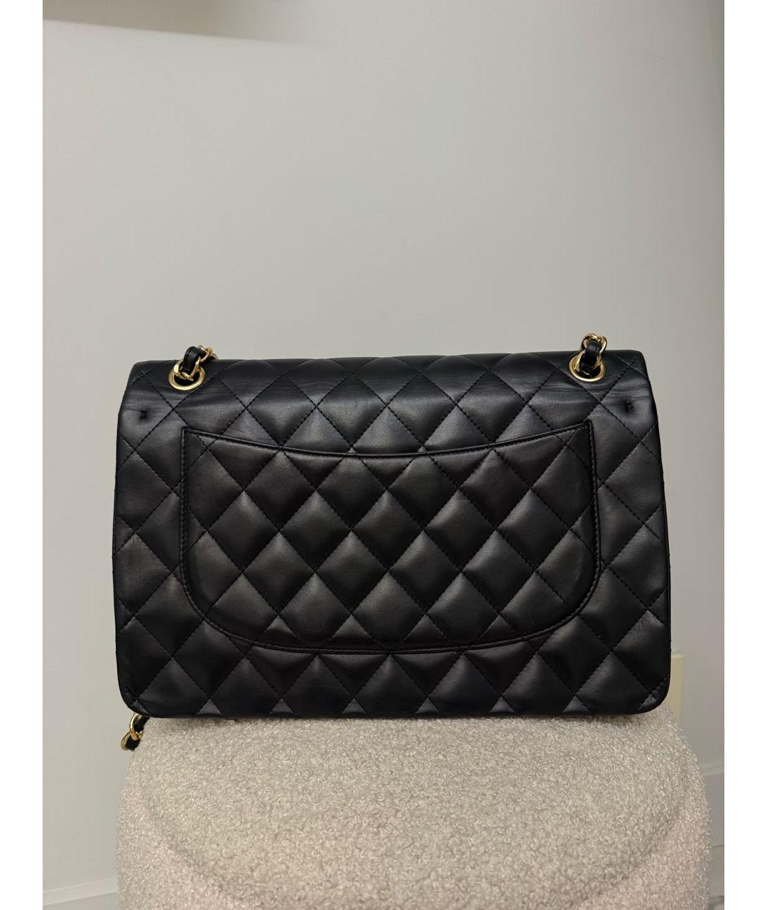 CHANEL Черная кожаная сумка через плечо, фото 4