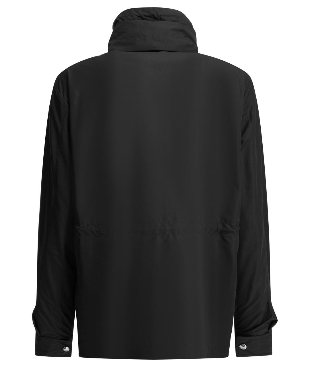MONCLER Черная полиэстеровая куртка, фото 2