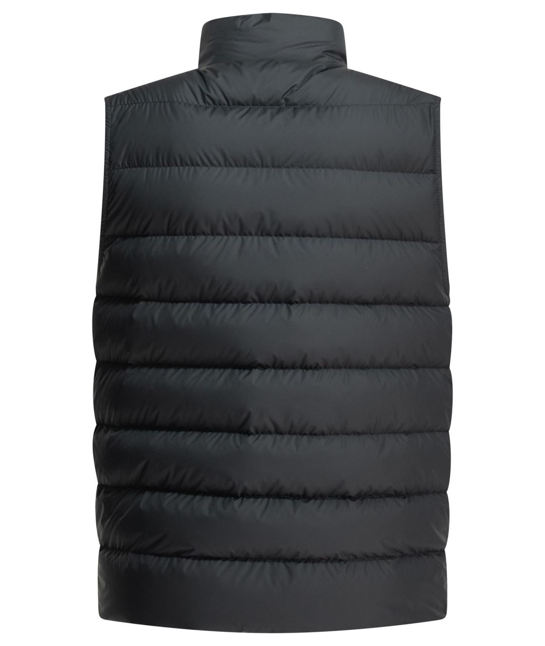 MONCLER Синий полиэстеровый жилет, фото 2