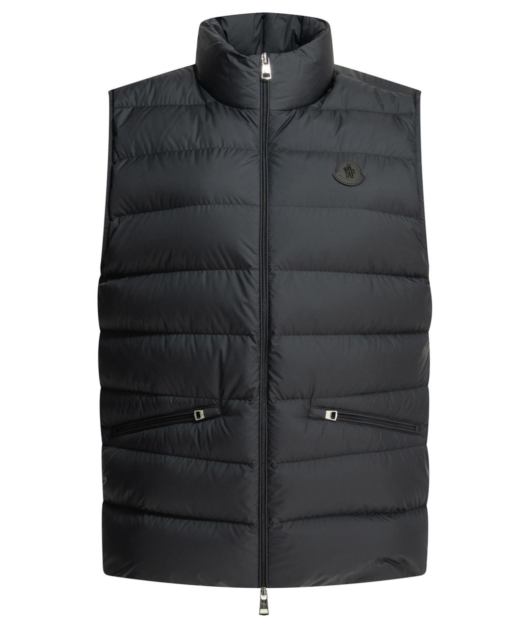 MONCLER Синий полиэстеровый жилет, фото 1