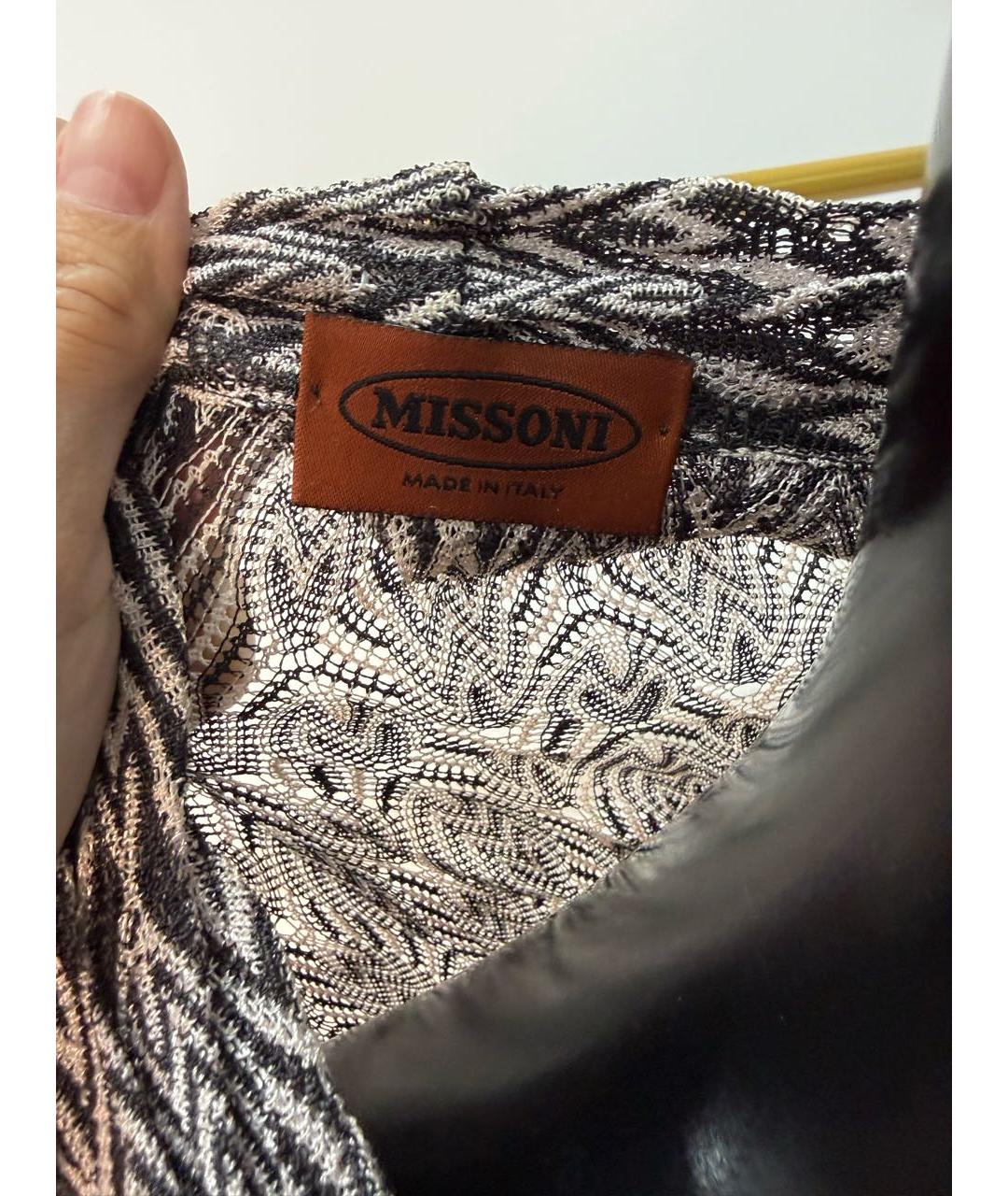 MISSONI Мульти шелковое повседневное платье, фото 3