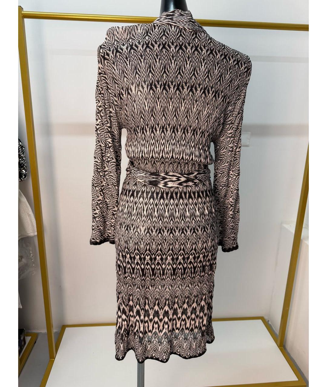 MISSONI Мульти шелковое повседневное платье, фото 5