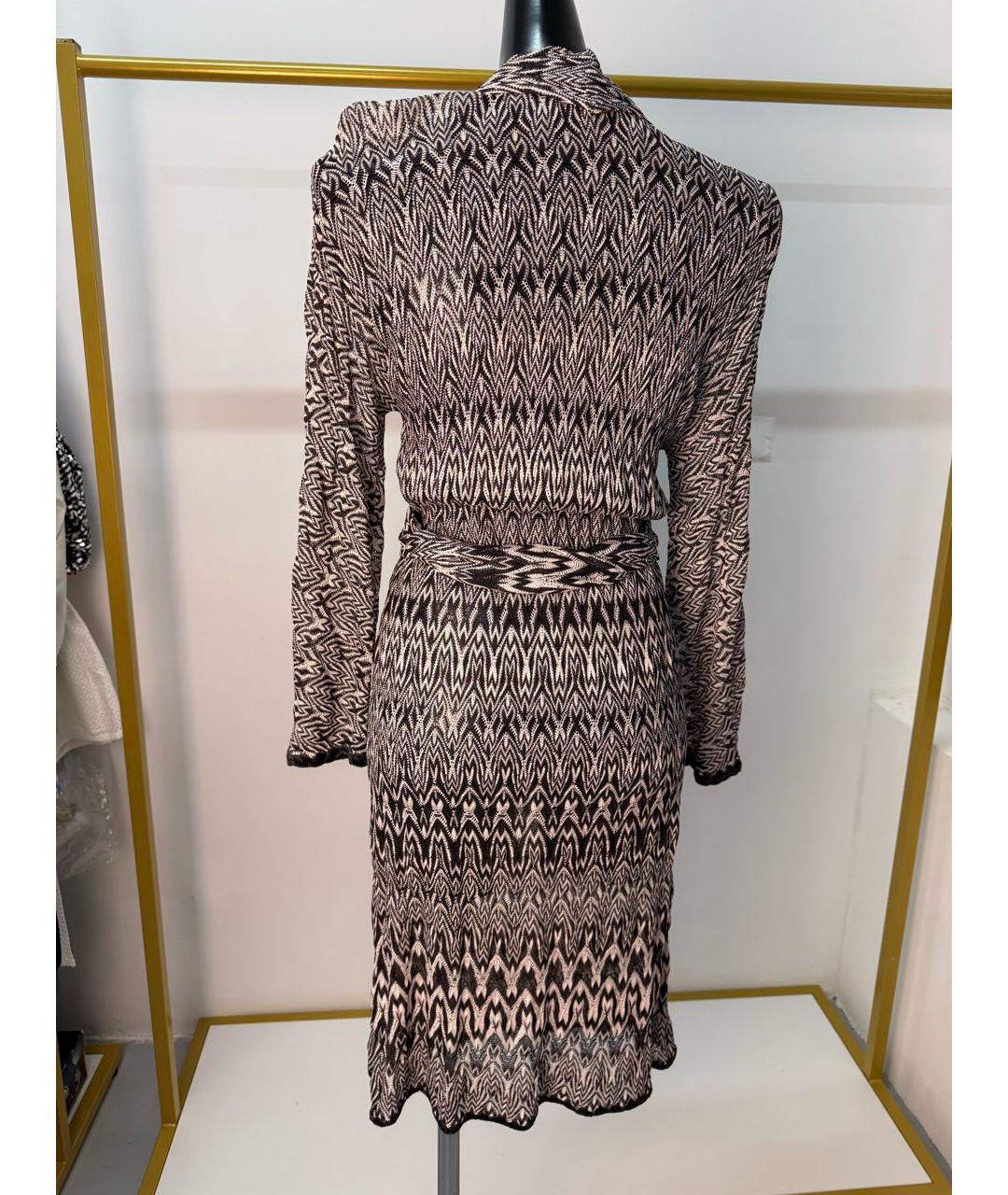 MISSONI Мульти шелковое повседневное платье, фото 2