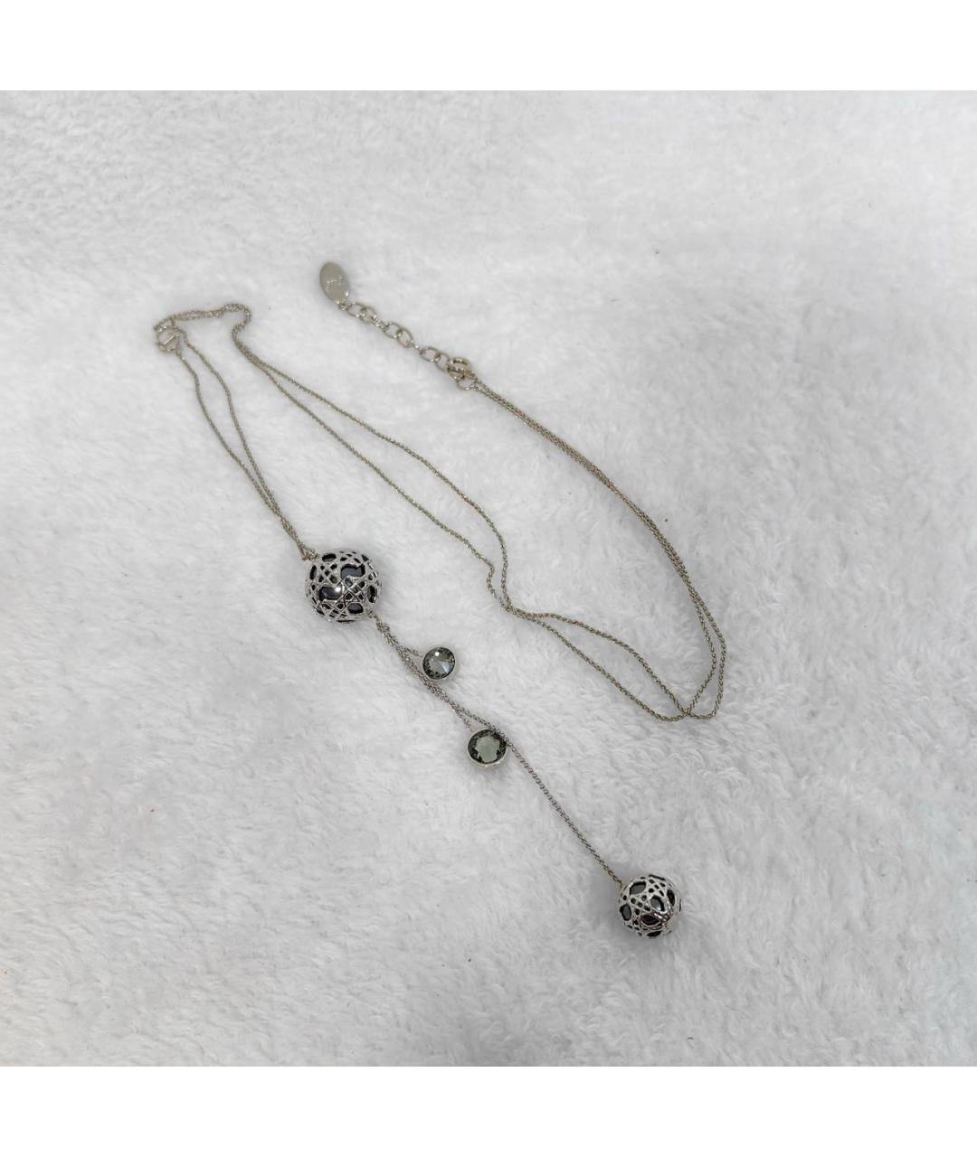 CHRISTIAN DIOR Серебряное колье, фото 5