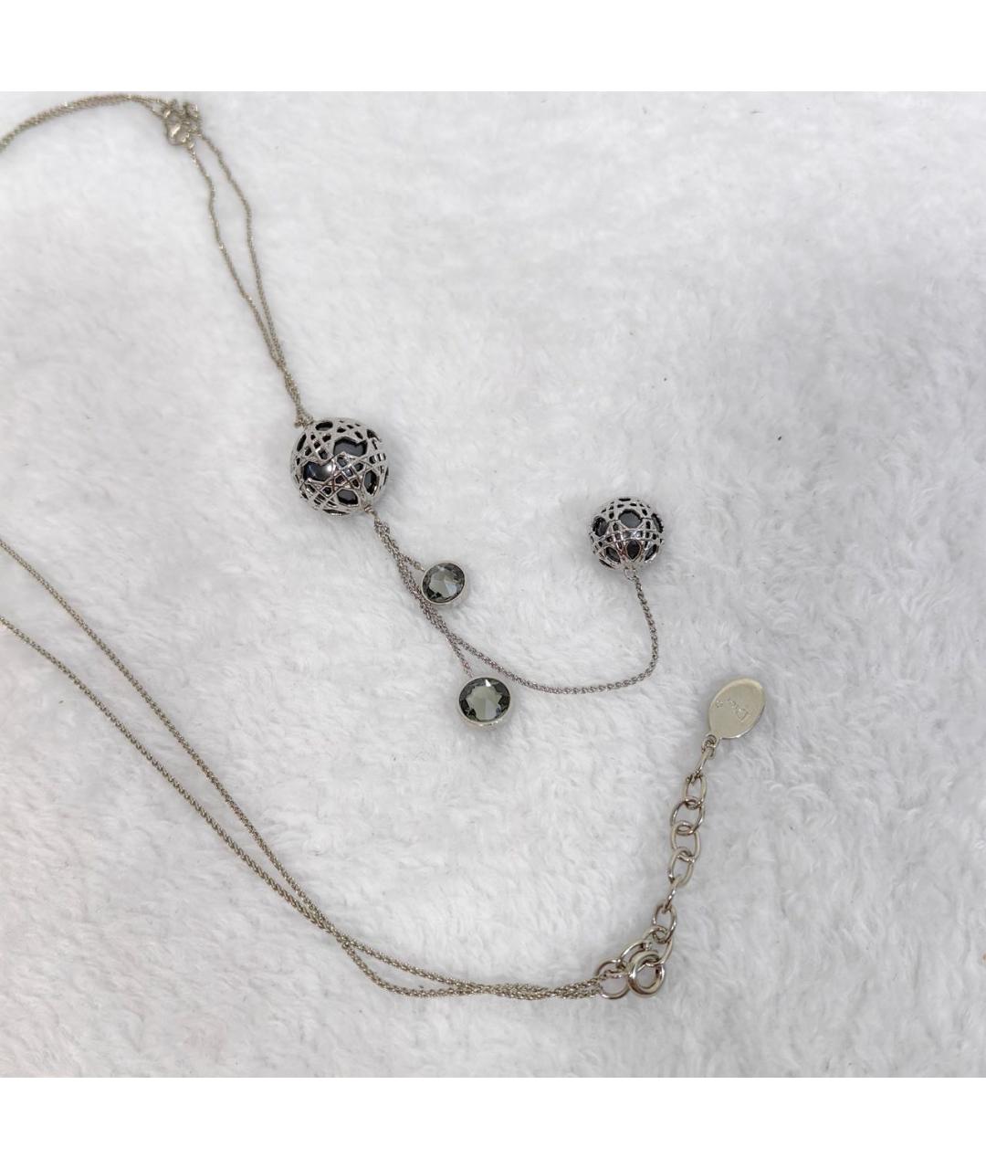 CHRISTIAN DIOR Серебряное колье, фото 3