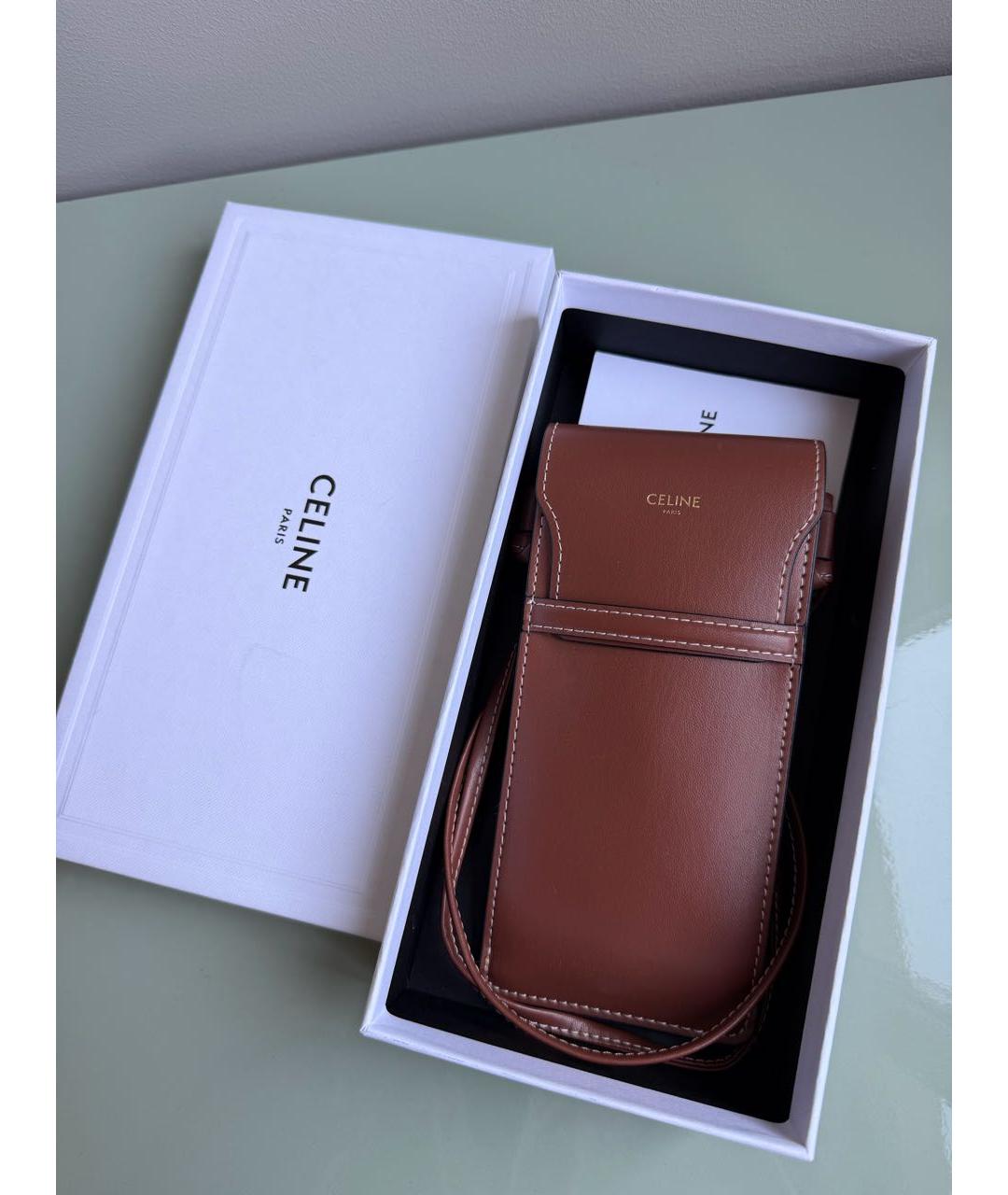 CELINE Золотые металлические солнцезащитные очки, фото 8