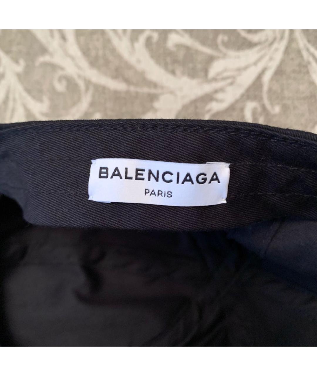BALENCIAGA Черная хлопковая кепка/бейсболка, фото 5