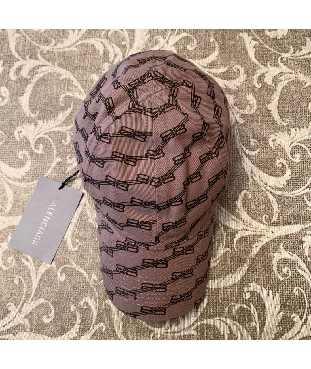 BALENCIAGA Бежевая хлопковая кепка, фото 8