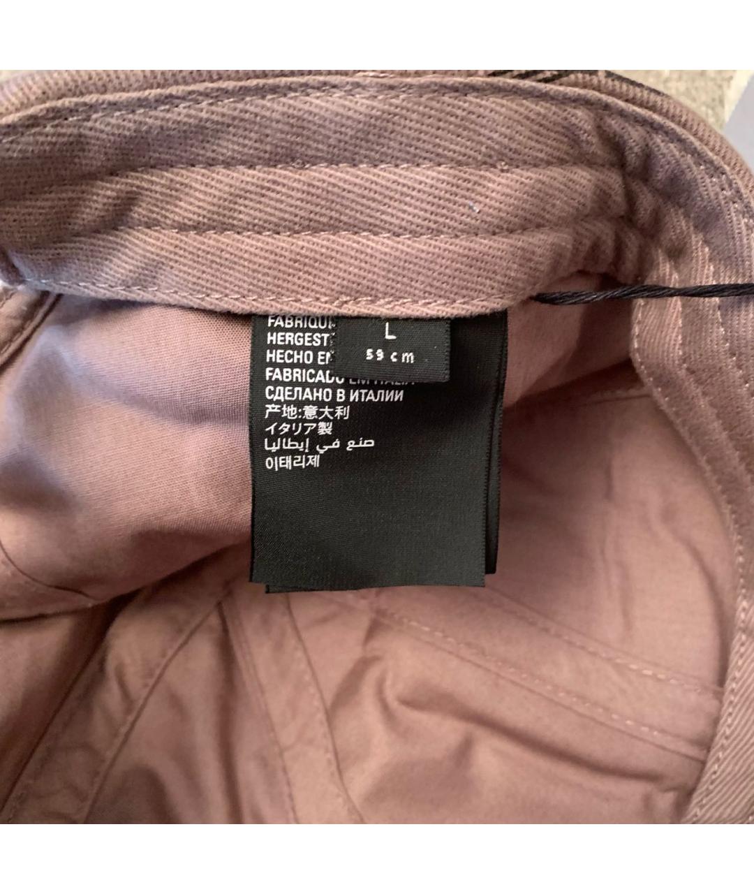 BALENCIAGA Бежевая хлопковая кепка, фото 7