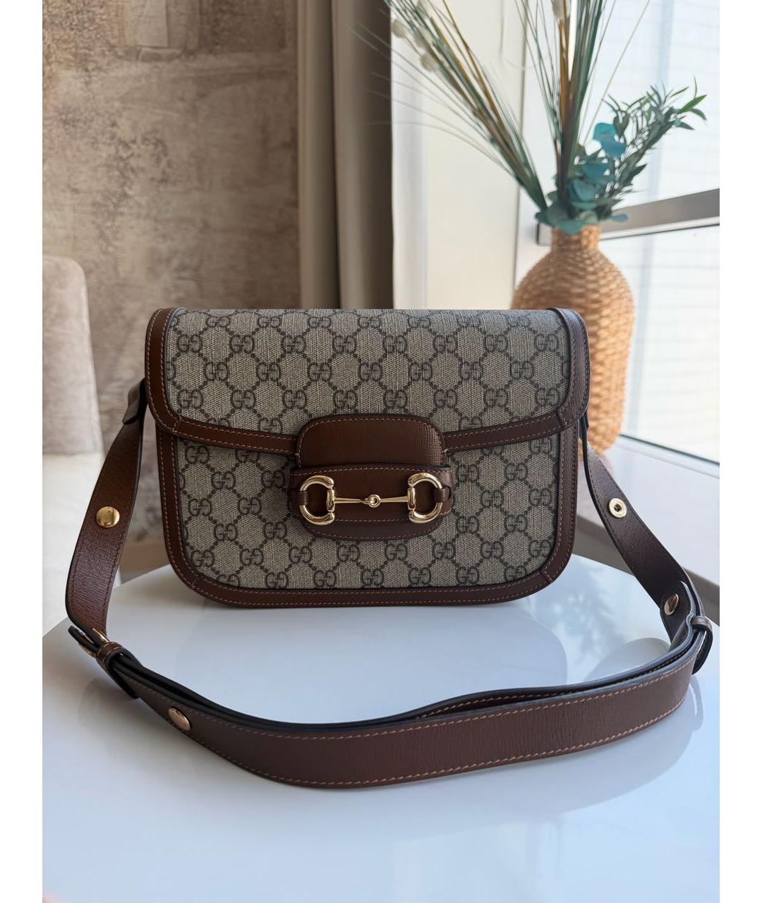 GUCCI Коричневая сумка через плечо, фото 5