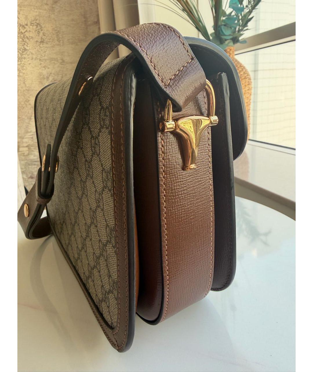 GUCCI Коричневая сумка через плечо, фото 6