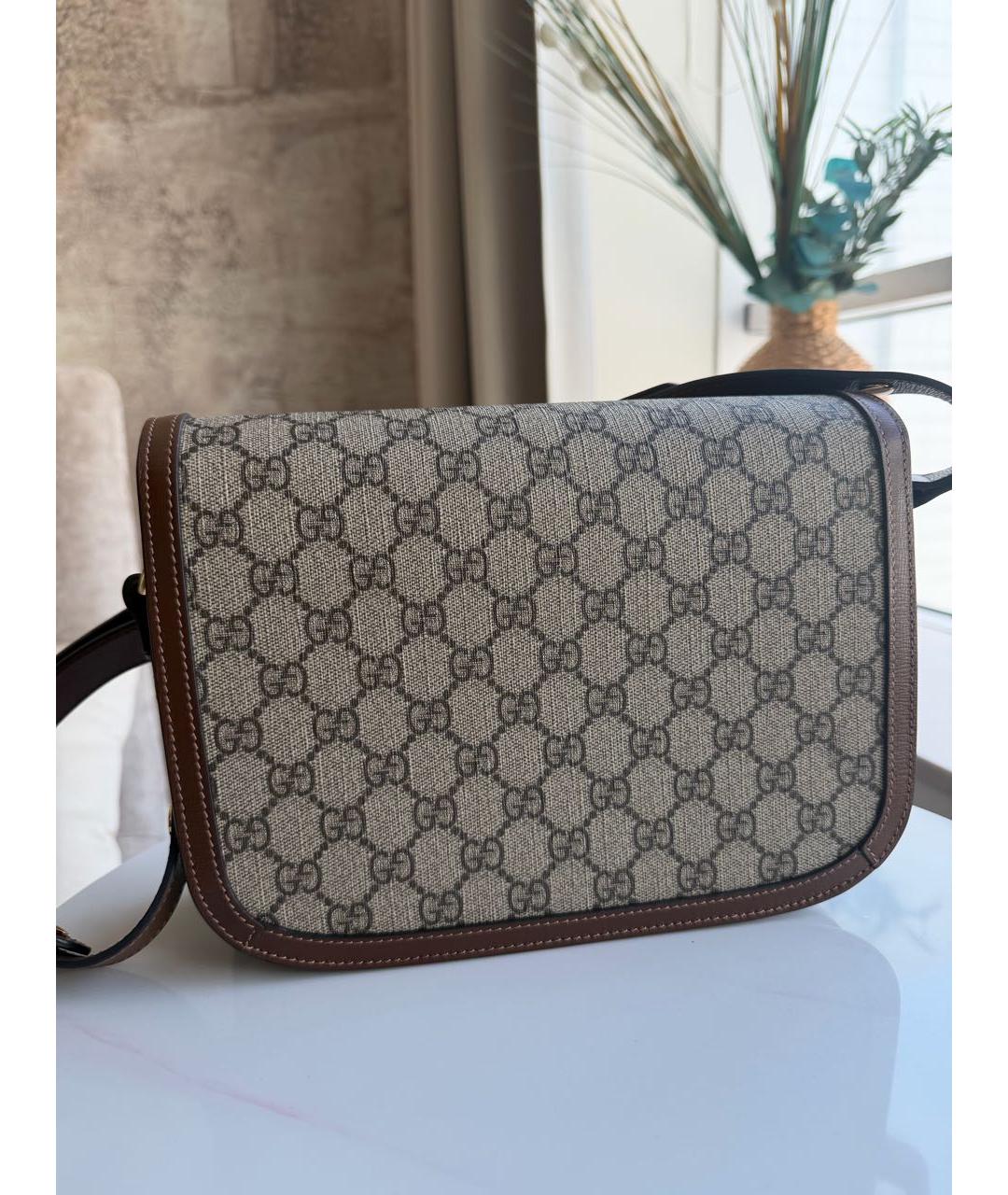 GUCCI Коричневая сумка через плечо, фото 3