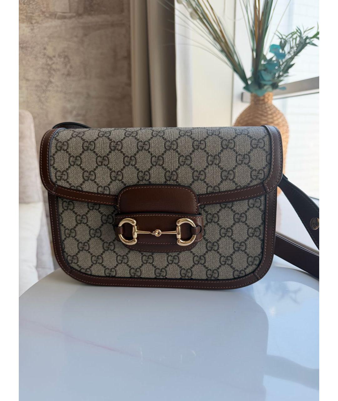 GUCCI Коричневая сумка через плечо, фото 2
