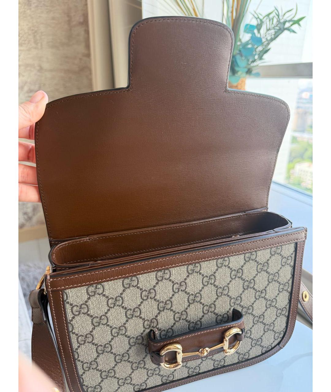 GUCCI Коричневая сумка через плечо, фото 4