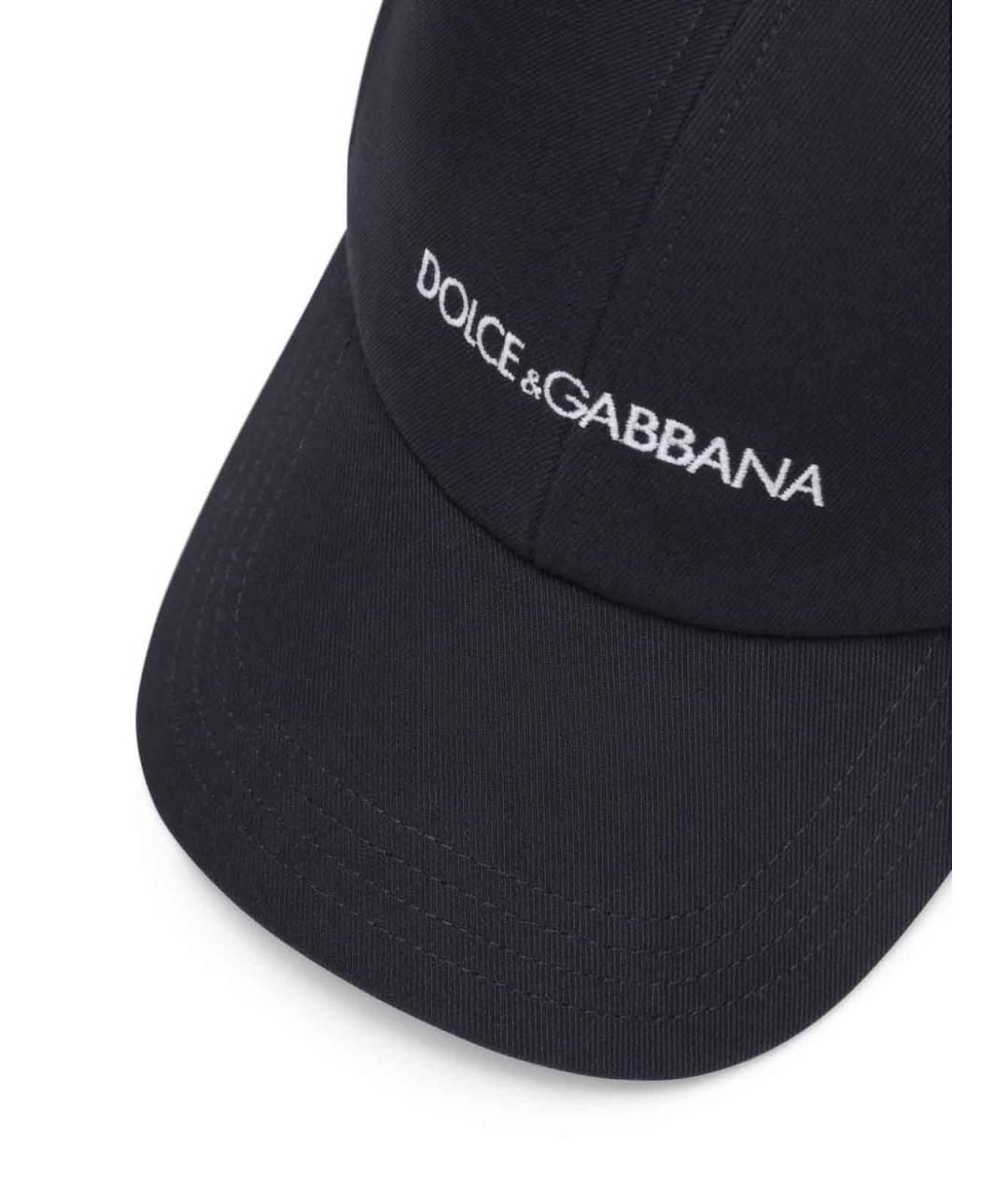 DOLCE&GABBANA Синяя хлопковая кепка/бейсболка, фото 3