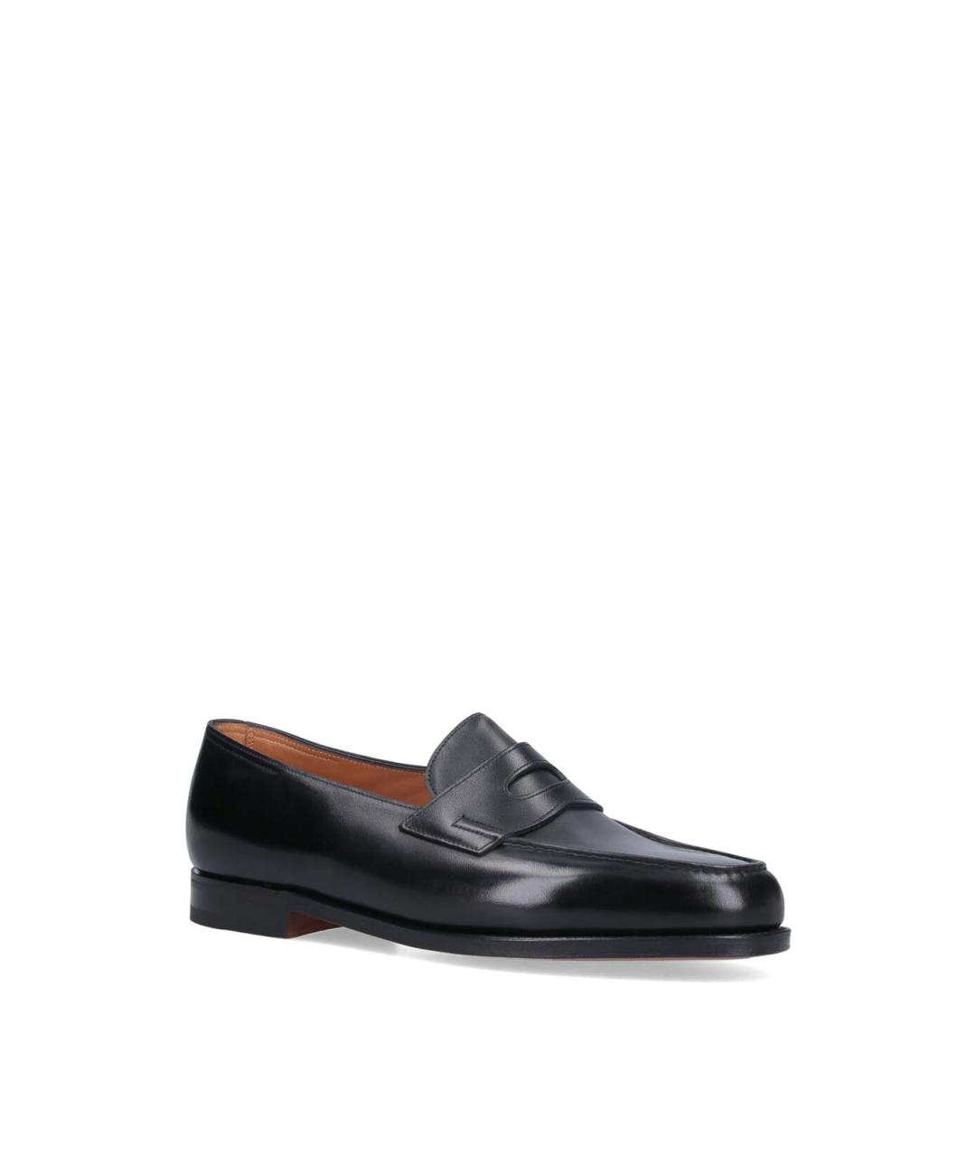 JOHN LOBB Черные кожаные лоферы, фото 2