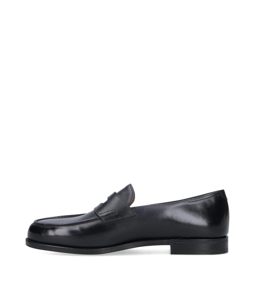 JOHN LOBB Черные кожаные лоферы, фото 3