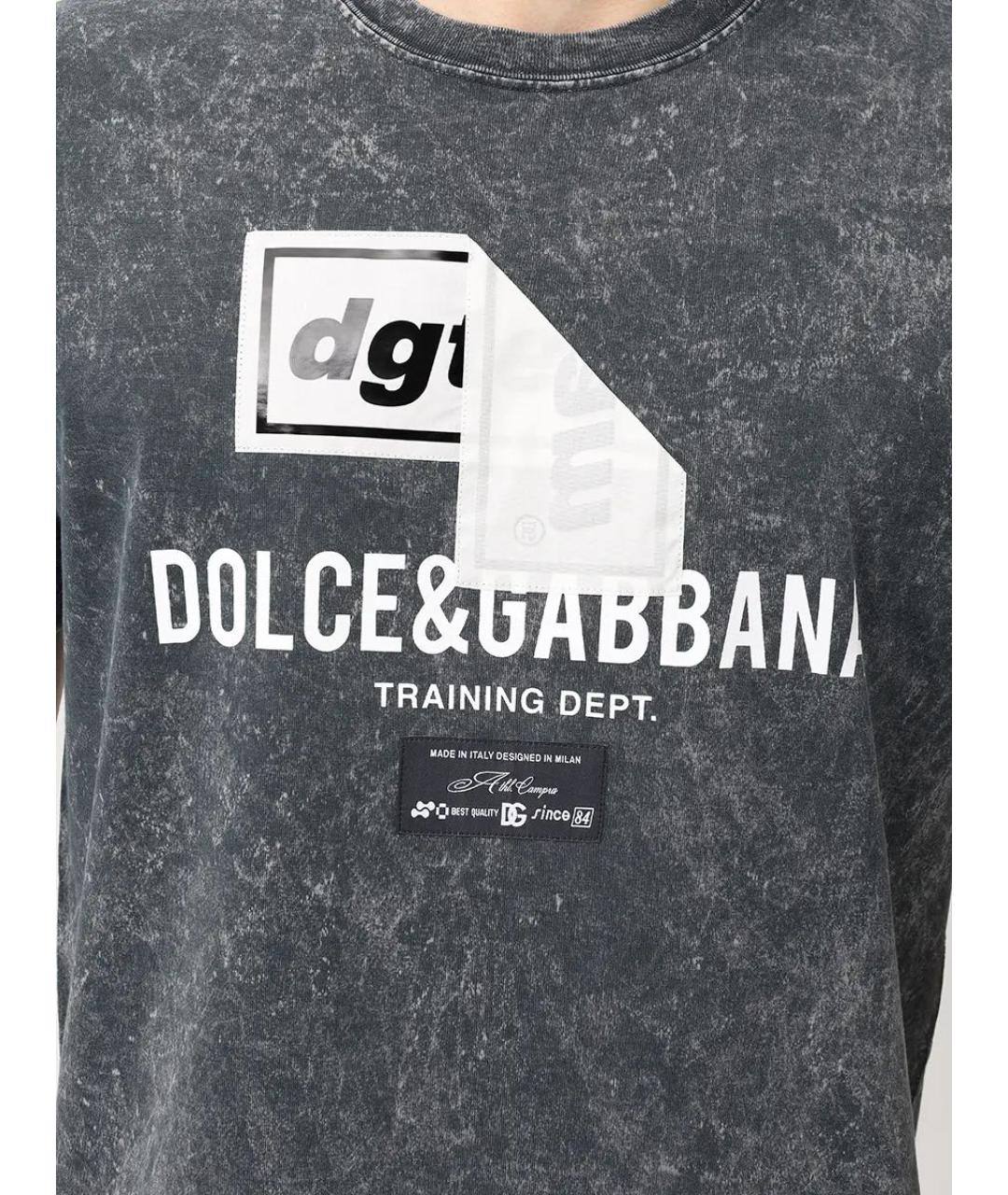 DOLCE&GABBANA Хлопковая футболка, фото 4