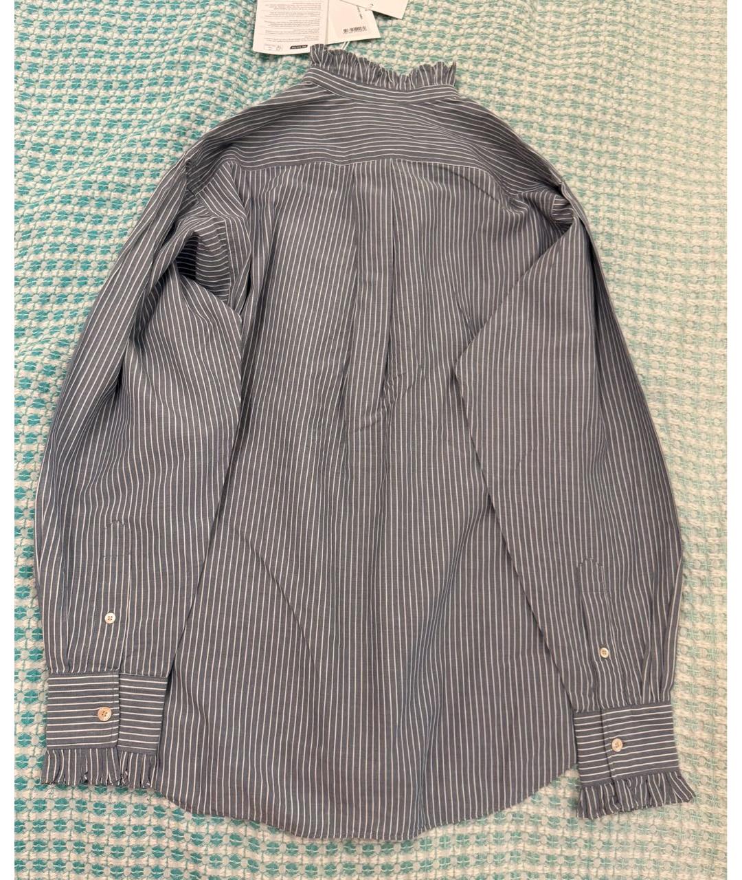 ISABEL MARANT ETOILE Голубая хлопковая блузы, фото 5