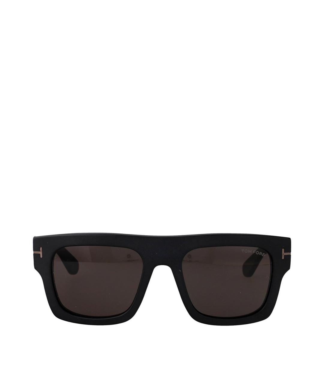 TOM FORD Черные пластиковые солнцезащитные очки, фото 1