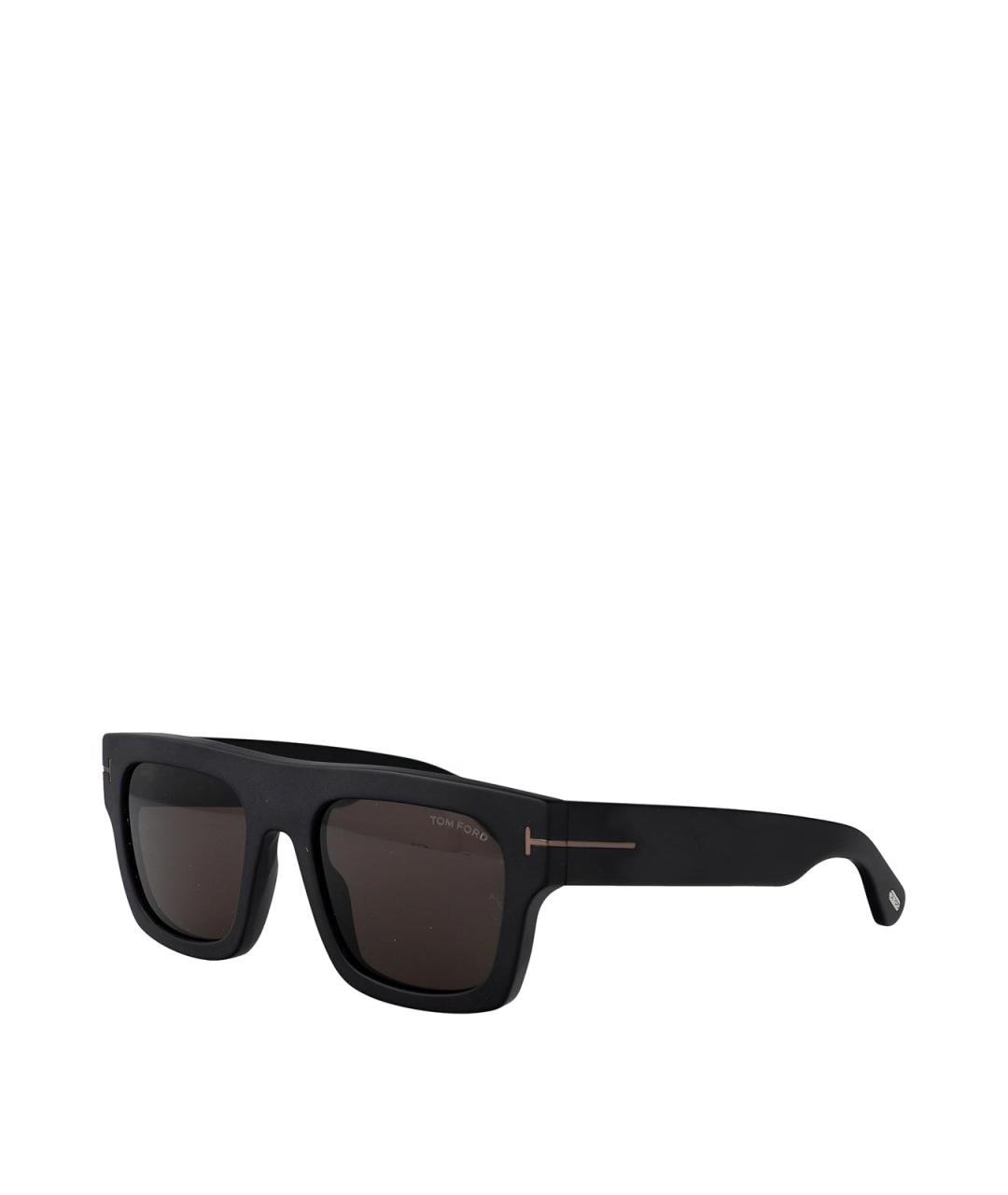 TOM FORD Черные пластиковые солнцезащитные очки, фото 2
