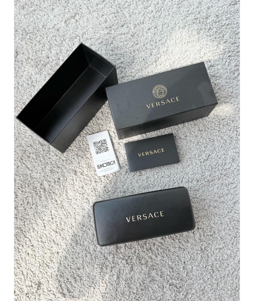 VERSACE Коричневые солнцезащитные очки, фото 8