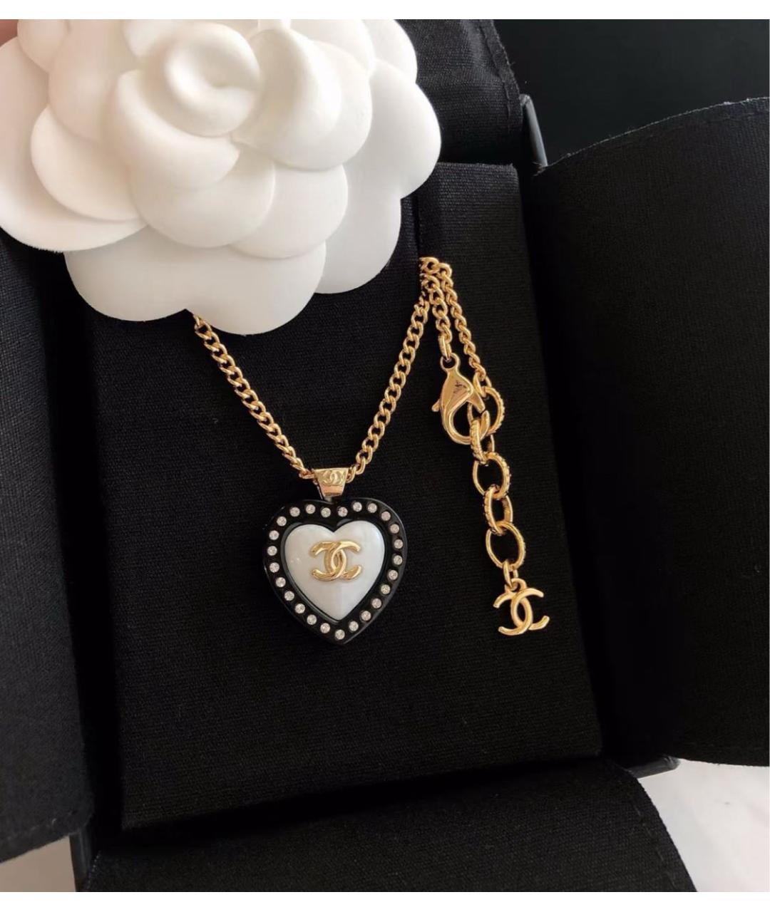 CHANEL Черное колье, фото 6