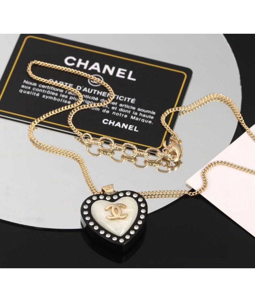 CHANEL Черное колье, фото 4