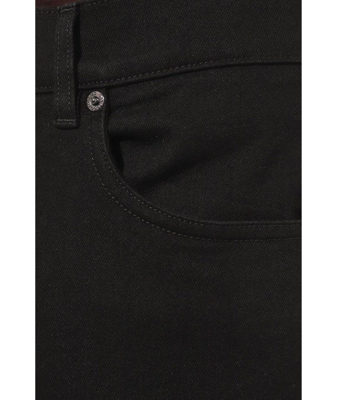 DOLCE&GABBANA Черные хлопко-эластановые джинсы скинни, фото 4