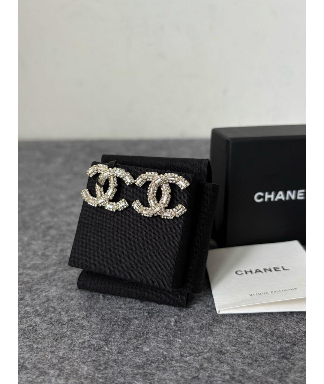 CHANEL Золотые серьги, фото 3