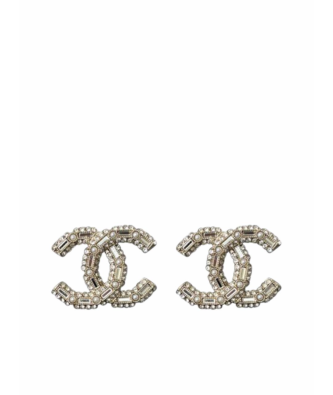 CHANEL Золотые серьги, фото 1