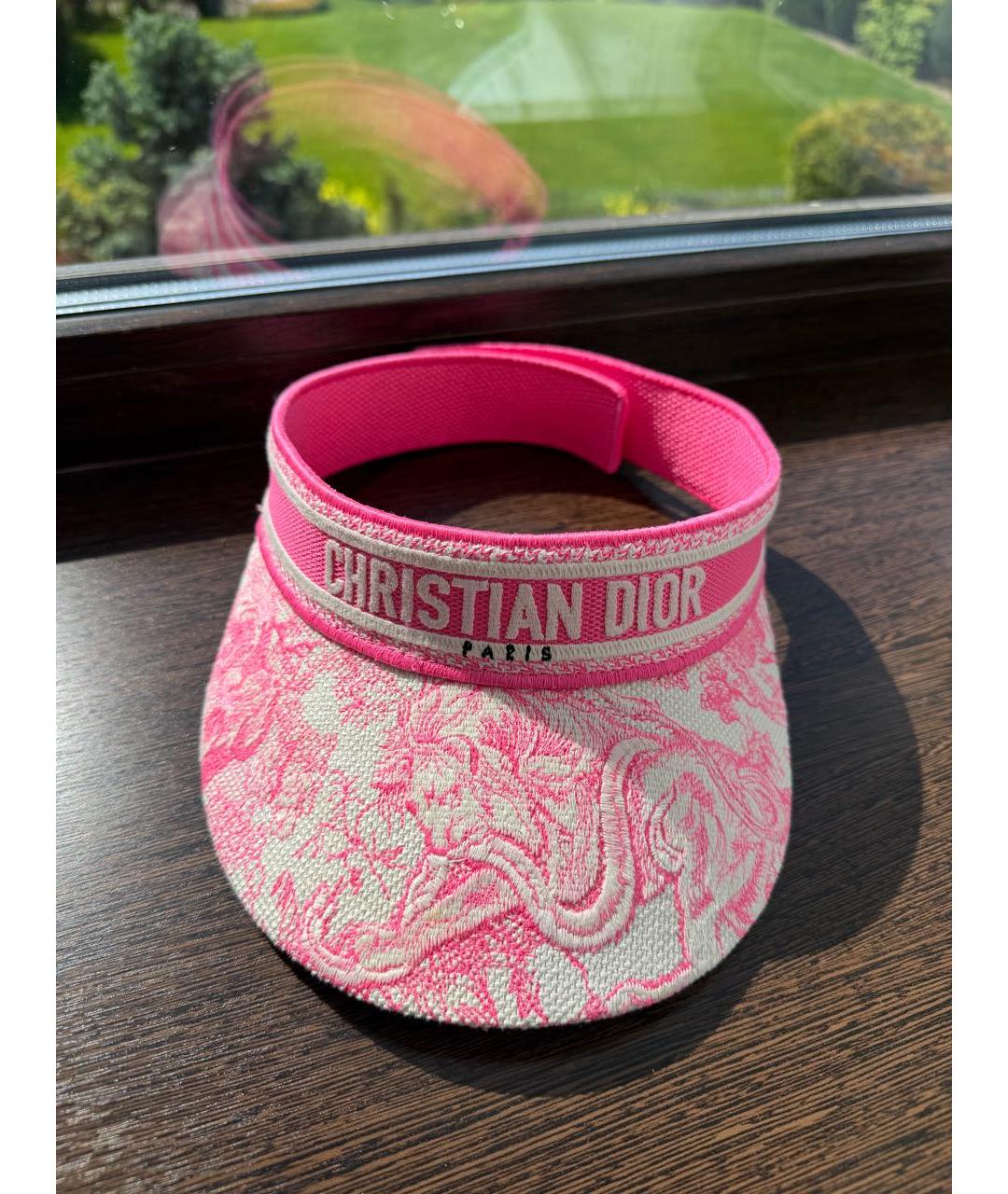 CHRISTIAN DIOR Розовая кепка, фото 3