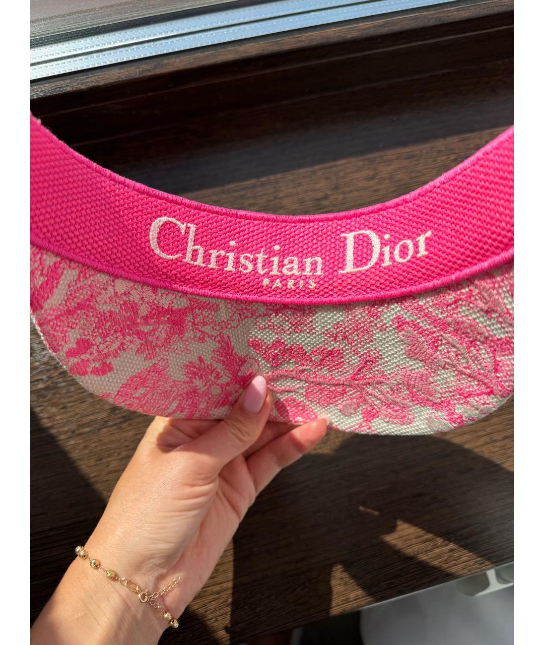 CHRISTIAN DIOR Розовая кепка, фото 7