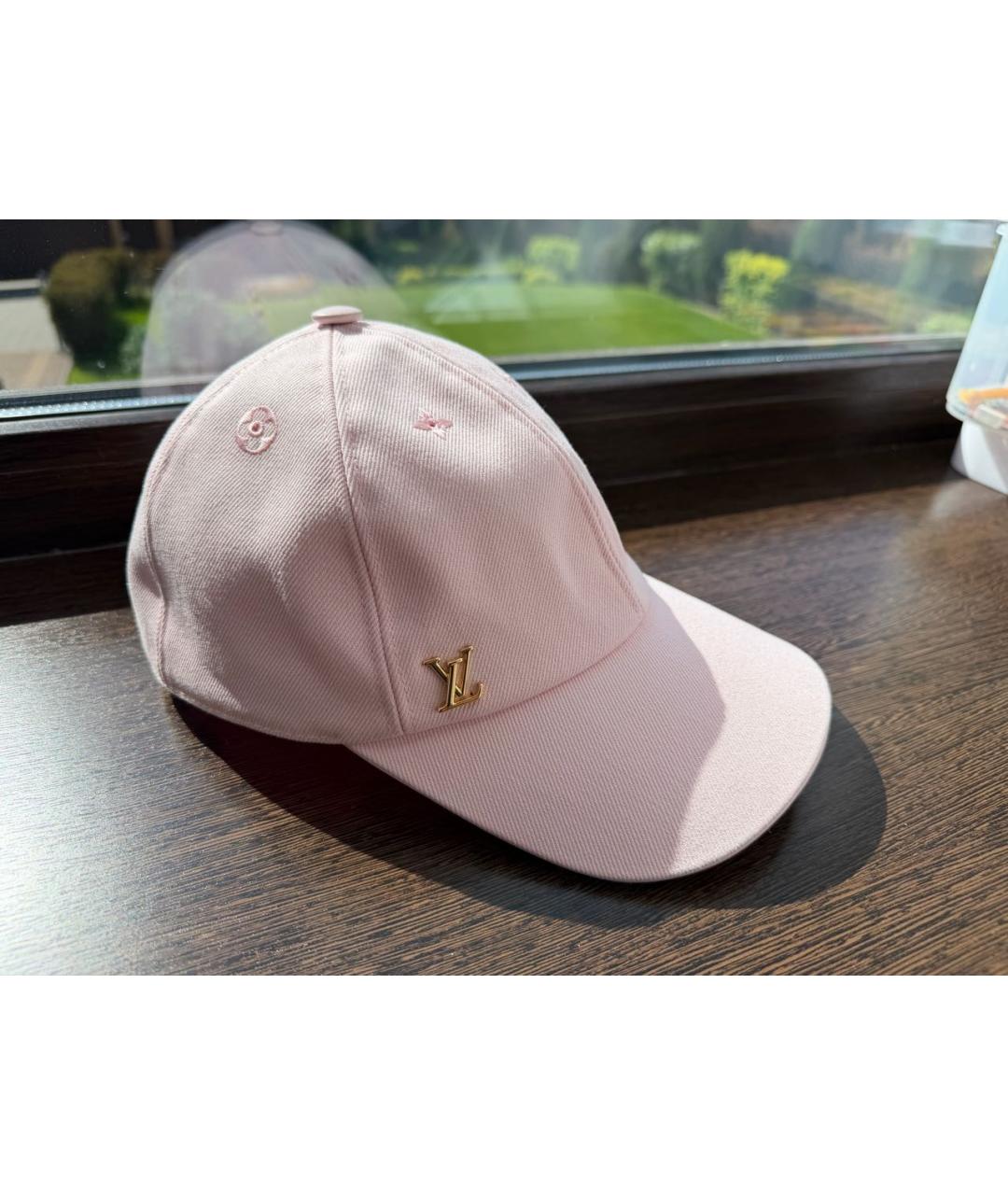LOUIS VUITTON Розовая кепка, фото 8