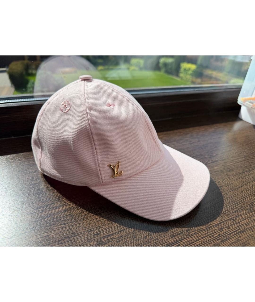 LOUIS VUITTON Розовая кепка, фото 2